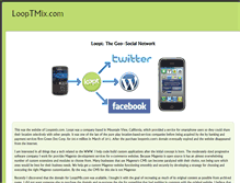 Tablet Screenshot of looptmix.com